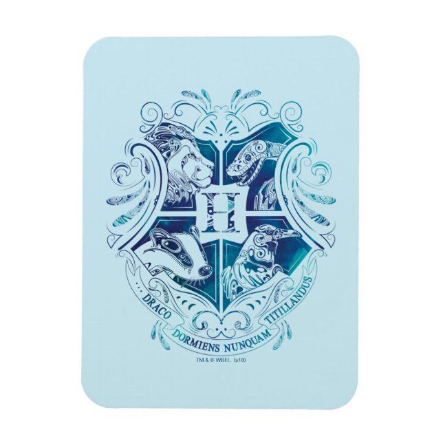 Harry Potter | Aguamenti HOGWARTS™ Crest Magnet (Vertikal)