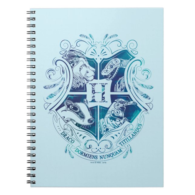 Harry Potter | Aguamenti HOGWARTS™ Wappen Notizblock (Vorderseite)