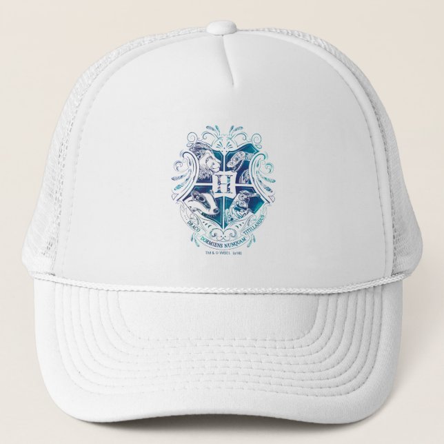Harry Potter | Aguamenti HOGWARTS™ Wappen Truckerkappe (Vorderseite)