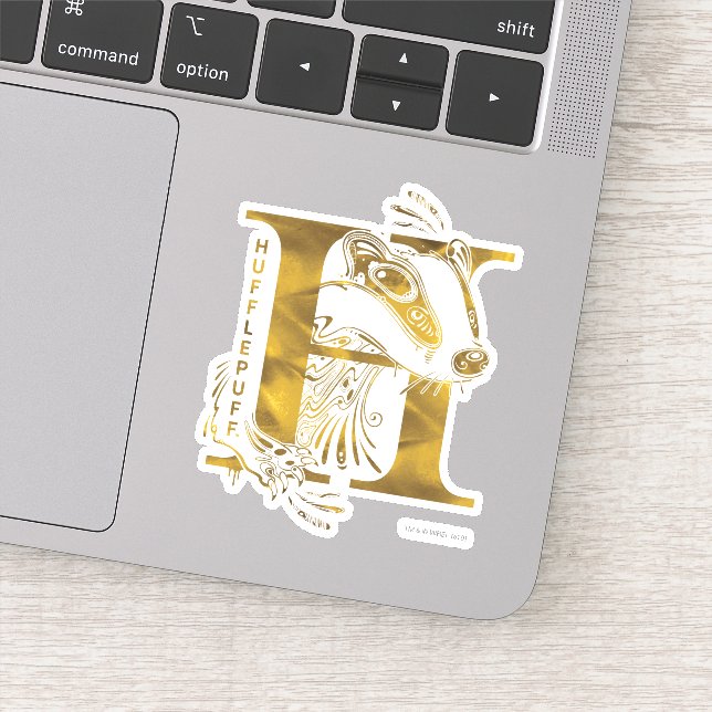 Harry Potter | Aguamenti HUFFLEPUFF™ Grafik Aufkleber (Detail)