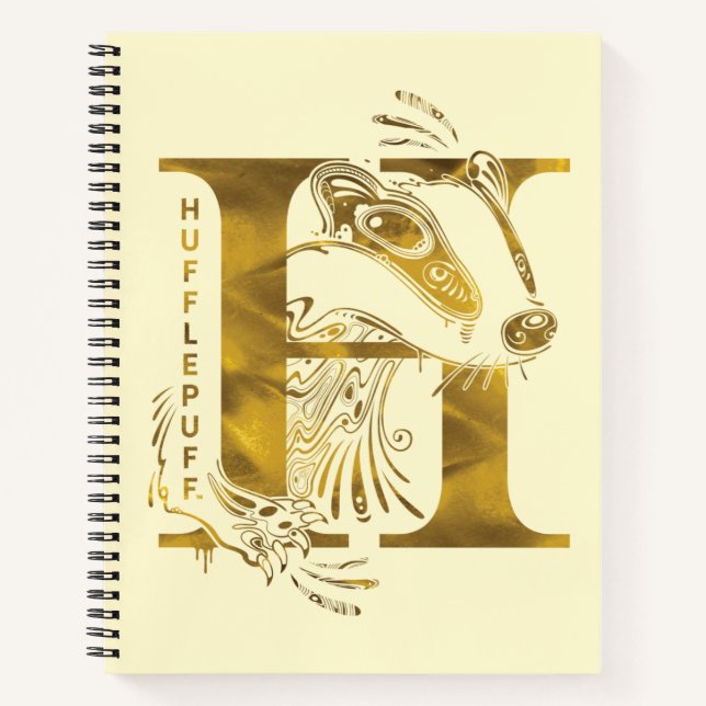 Harry Potter | Aguamenti HUFFLEPUFF™ Grafik Notizbuch (Vorderseite)
