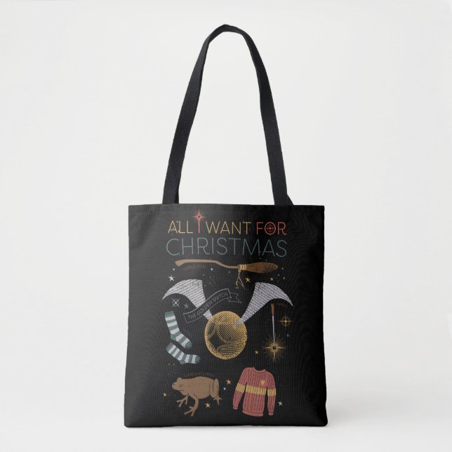 HARRY POTTER™ Alles, was ich zu Weihnachten Gewoll Tasche (Vorderseite)