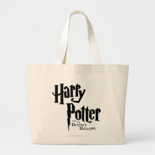 Harry Potter and the Deathly Hallows Logo 2 Jumbo Stoffbeutel