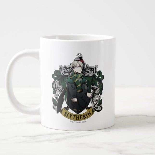 HARRY POTTER™ | Anime Draco Malfoy House Wappen Jumbo-Tasse (Links)