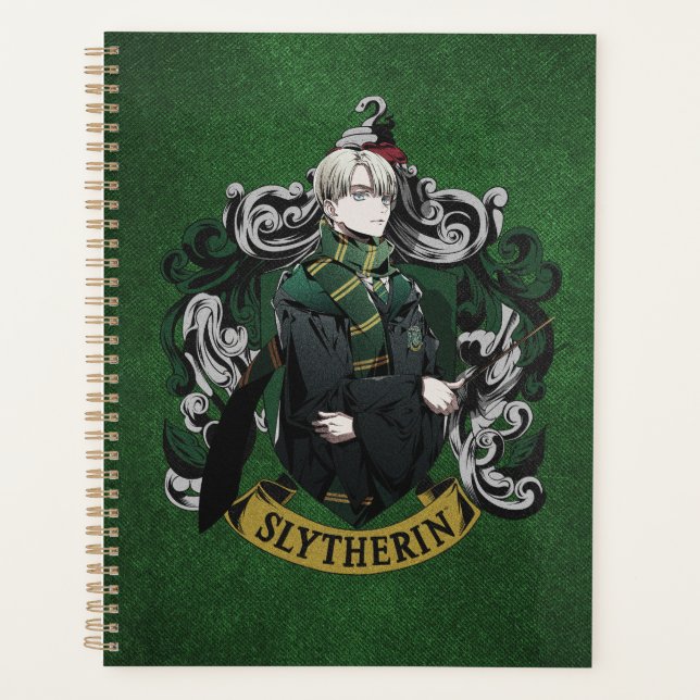 HARRY POTTER™ | Anime Draco Malfoy House Wappen Planer (Vorderseite)