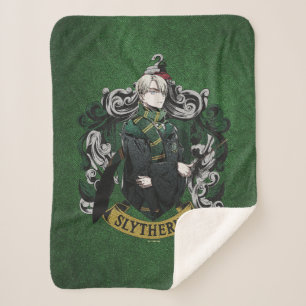 HARRY POTTER™ Anime Draco Malfoy House Wappen Sherpadecke