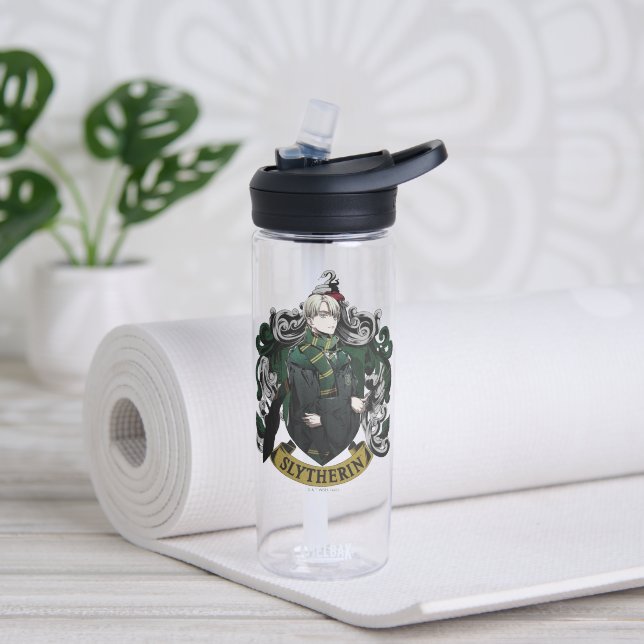HARRY POTTER™ | Anime Draco Malfoy House Wappen Trinkflasche (Yoga)
