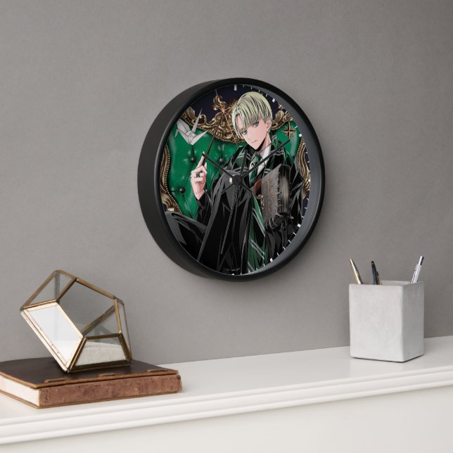 HARRY POTTER™ | Anime Draco Malfoy sitzend Uhr (Büro)