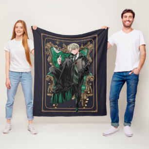 HARRY POTTER™ Anime Draco Malfoy Sitzplatz Fleecedecke