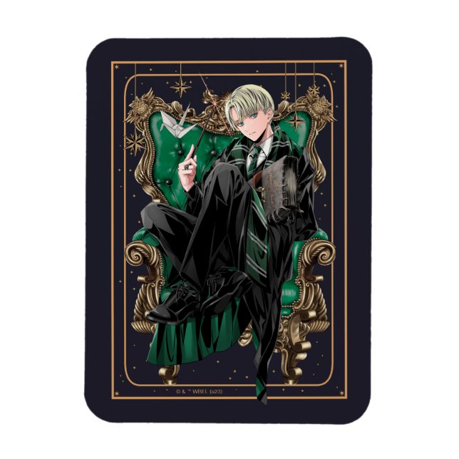 HARRY POTTER™ | Anime Draco Malfoy Sitzplatz Magnet (Vertikal)