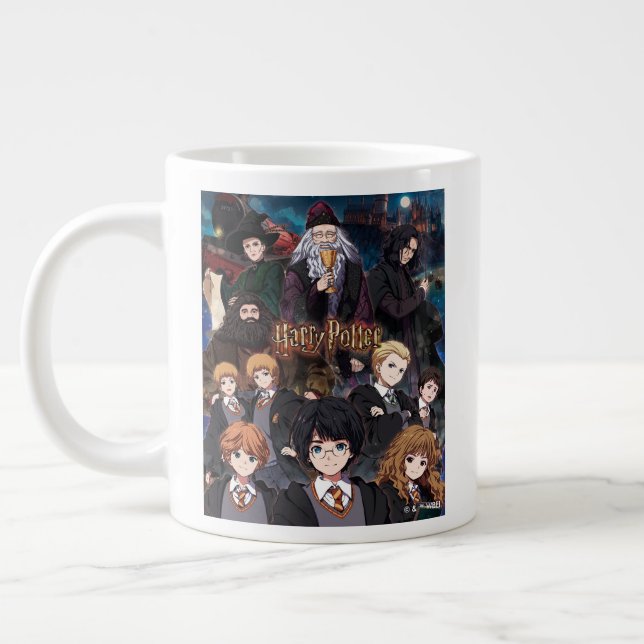 HARRY POTTER™ Anime-Ensemble-Szene Jumbo-Tasse (Links)