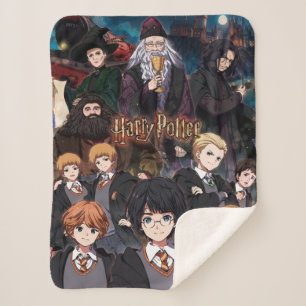 HARRY POTTER™ Anime-Ensemble-Szene Sherpadecke