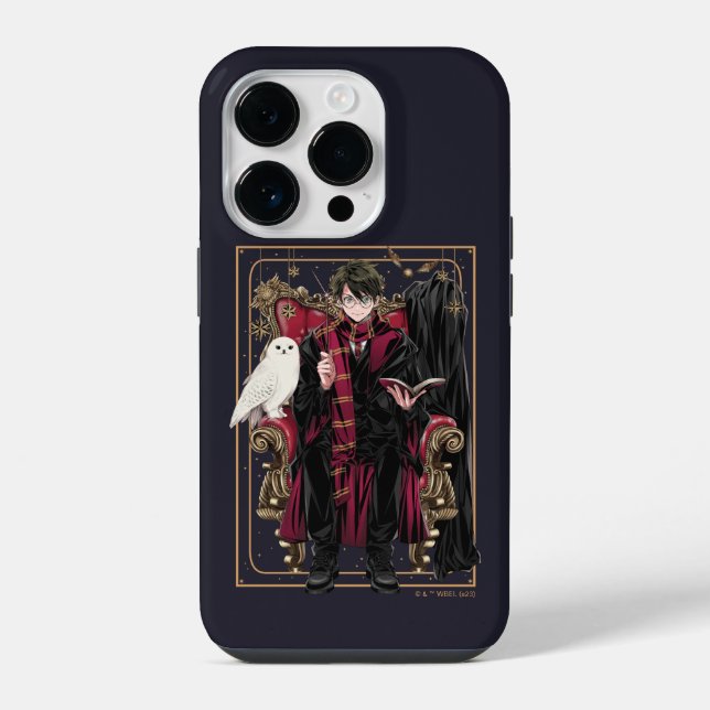 HARRY POTTER™ | Anime HARRY POTTER™-Sitze iPhone 14 Pro Hülle (Rückseite)