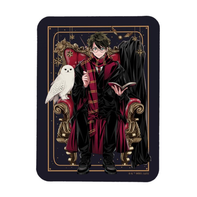 HARRY POTTER™ | Anime HARRY POTTER™-Sitze Magnet (Vertikal)