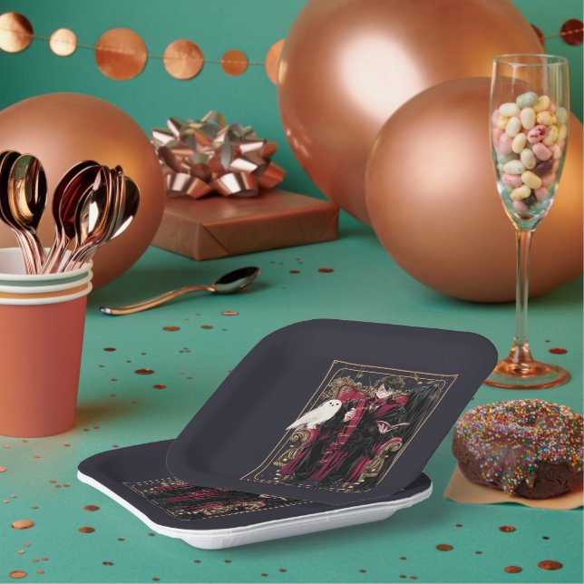 HARRY POTTER™ | Anime HARRY POTTER™-Sitze Pappteller (Multi)