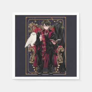 HARRY POTTER™   Anime HARRY POTTER™-Sitze Serviette