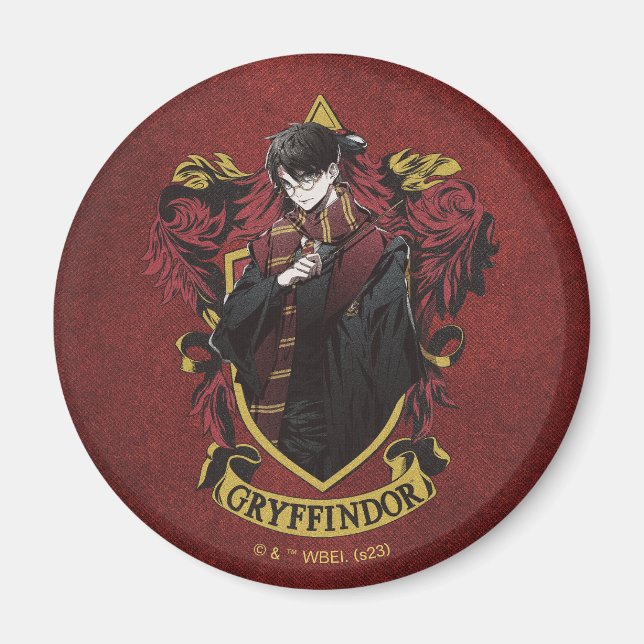 HARRY POTTER™ | Anime HARRY POTTER™ Wappen Magnet (Vorne)