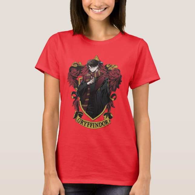 HARRY POTTER™ | Anime HARRY POTTER™ Wappen T-Shirt (Vorderseite)