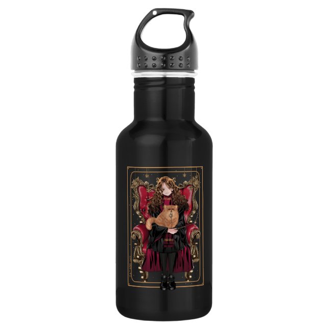 HARRY POTTER™ | Anime Hermione Granger Sitzplatz Edelstahlflasche (Vorderseite)