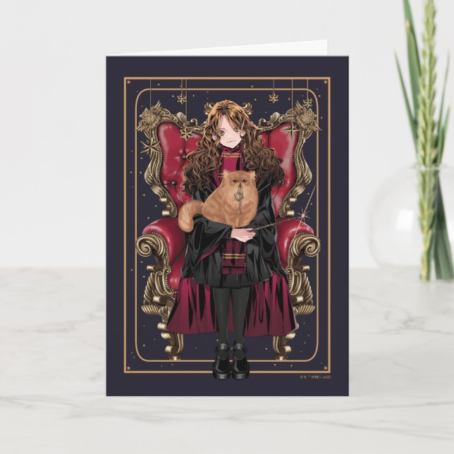 HARRY POTTER™ | Anime Hermione Granger Sitzplatz Karte (Vorderseite)
