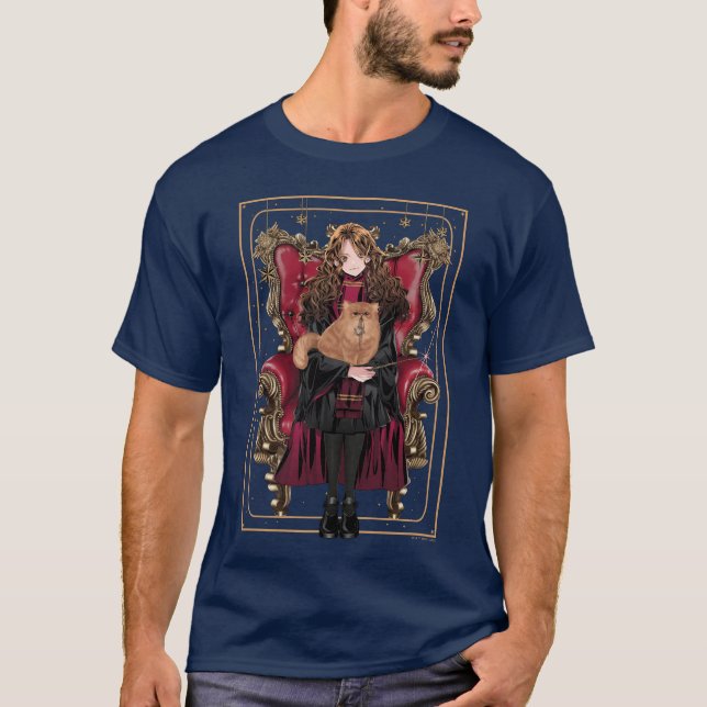 HARRY POTTER™ | Anime Hermione Granger Sitzplatz T-Shirt (Vorderseite)