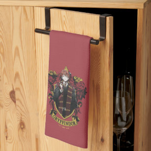 HARRY POTTER™   Anime Ron Weasley Haus-Wappen Geschirrtuch