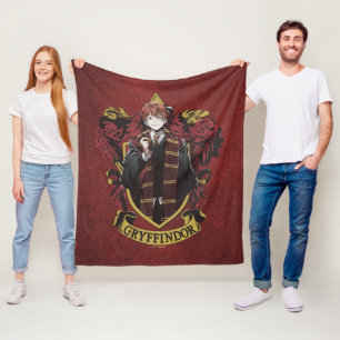 HARRY POTTER™ Anime Ron Weasley House Wappen Fleecedecke