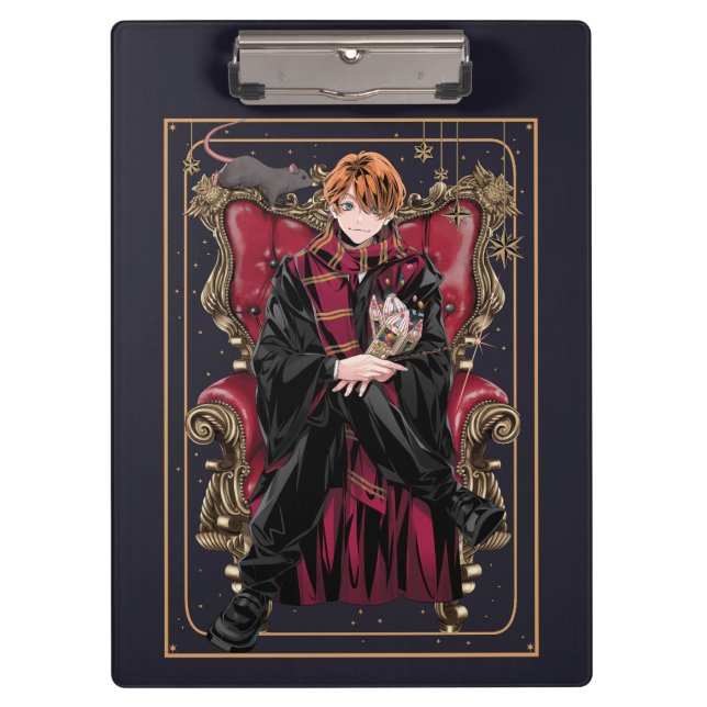 HARRY POTTER™ | Anime Ron Weasley Sitzplatz Klemmbrett (Vorderseite)