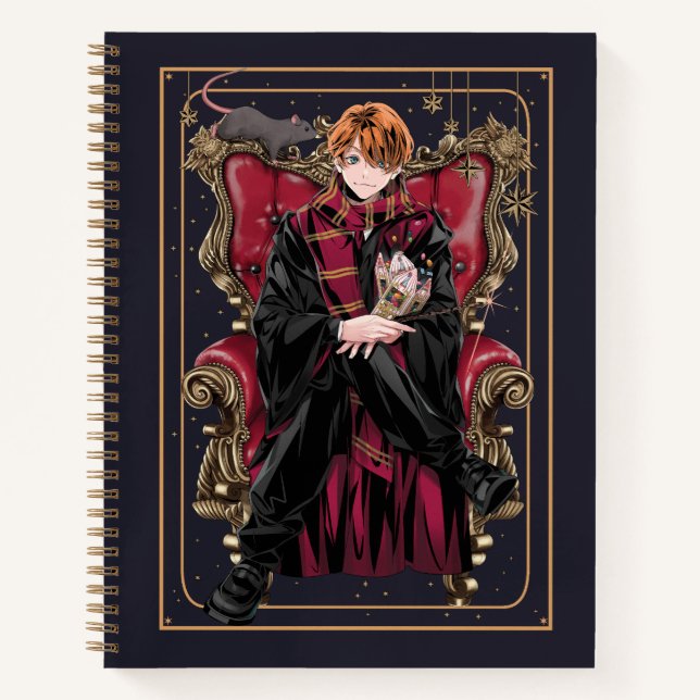 HARRY POTTER™ | Anime Ron Weasley Sitzplatz Notizbuch (Vorderseite)