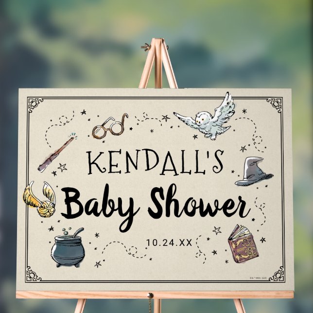 Harry Potter Baby Shower Acrylschild (Neutral)