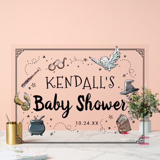 Harry Potter Baby Shower Acrylschild (Hochzeit)