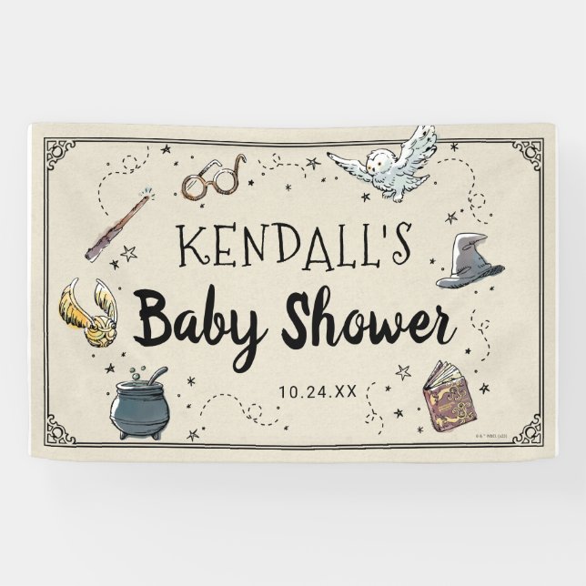 Harry Potter Baby Shower Banner (Horizontal)