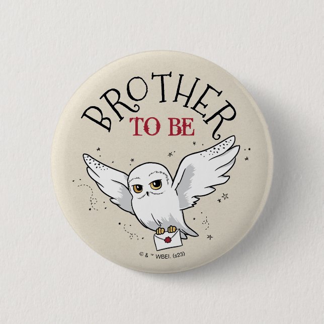 Harry Potter Baby Shower | Bruder Button (Vorderseite)