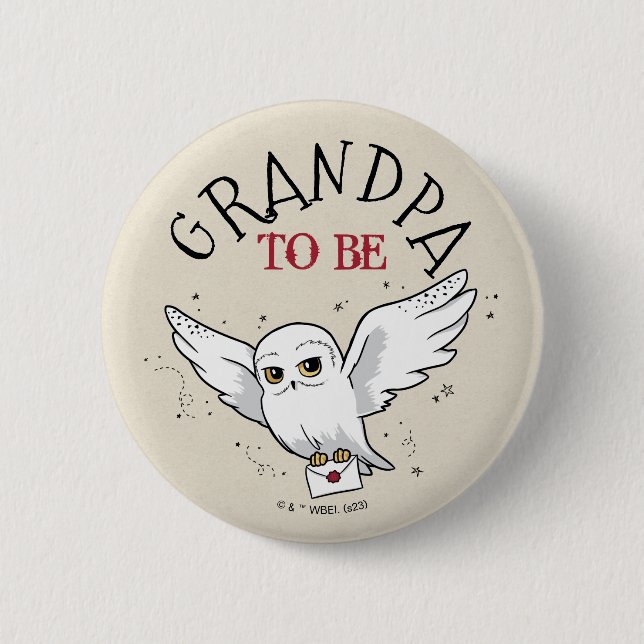 Harry Potter Baby Shower | Opa Button (Vorderseite)