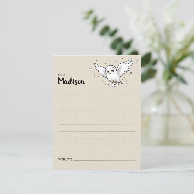 HARRY POTTER™ Baby Shower Time Kapsel Hinweis Mitteilungskarte (Stehend Vorderseite)