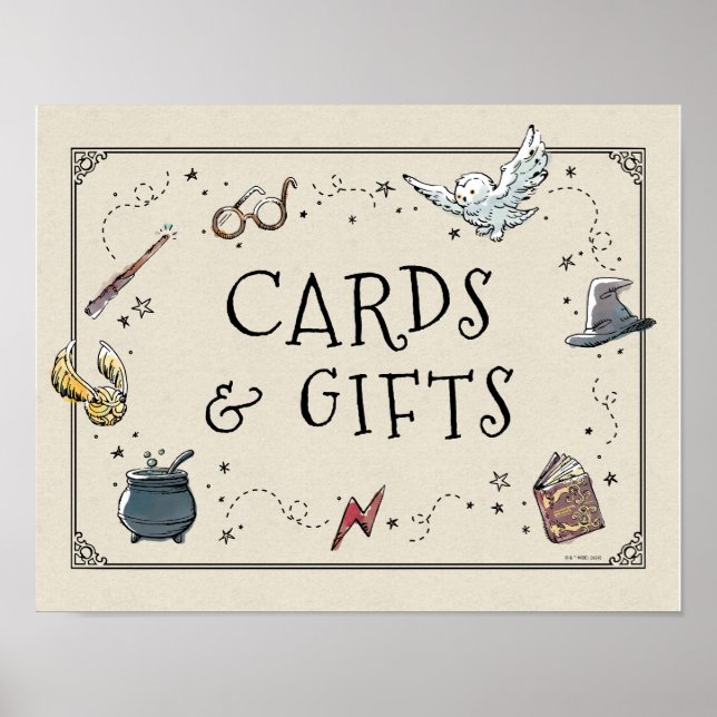 HARRY POTTER™ Babydusche Poster (Vorne)