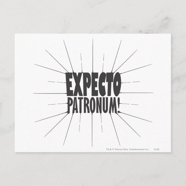 Harry Potter-Bann | Expecto Patronum! Postkarte (Vorderseite)