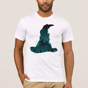 Harry Potter   Battle Of Hogwarts Wizard Hat T-Shirt