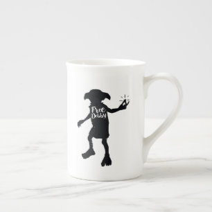 Harry Potter   "Befreie Dobby" Silhouetten-Typogra Prozellantasse