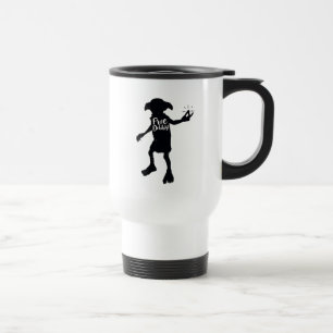 Harry Potter   "Befreie Dobby" Silhouetten-Typogra Reisebecher