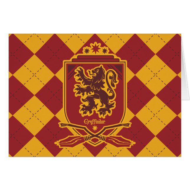 Harry Potter | Blason de Gryffindor QUIDDITCH™ (Devant horizontal)