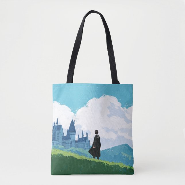 HARRY POTTER™ Blick auf HOGWARTS™-Schloss Tasche (Vorderseite)