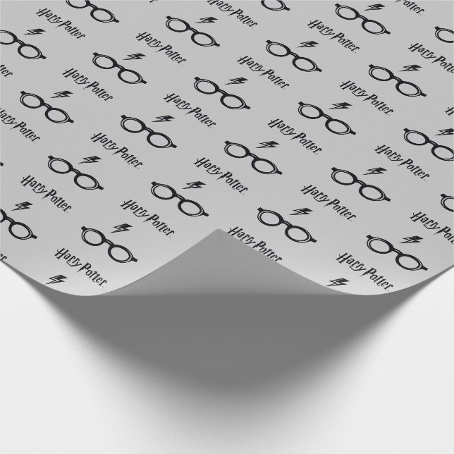 Harry Potter | Blitzspur und Brille Geschenkpapier (Ecke)
