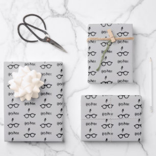 Harry Potter   Blitzspur und Brille Geschenkpapier Set