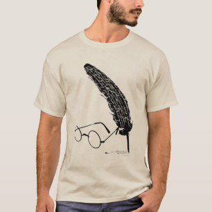 Harry Potter Brille und Federhalter T-Shirt