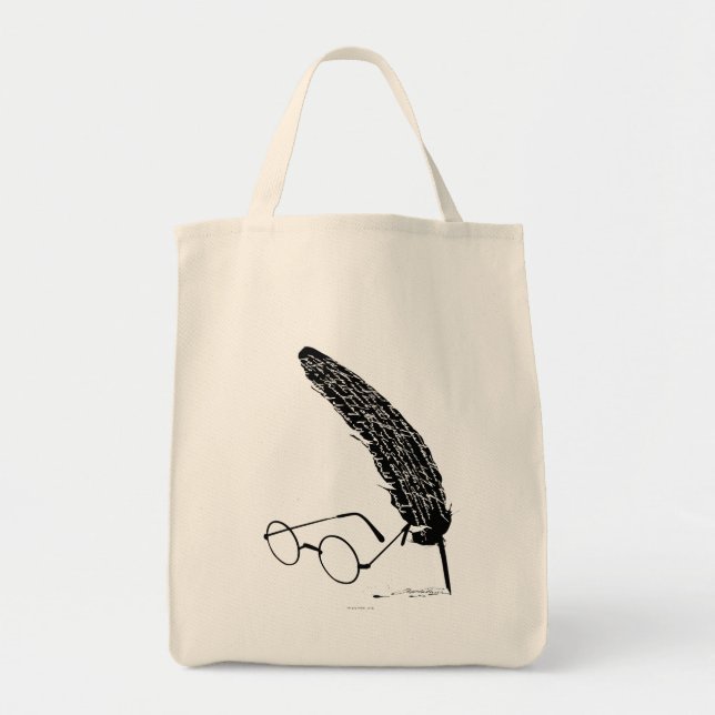 Harry Potter | Brille und Quill Tragetasche (Vorne)