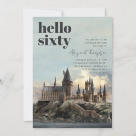 Harry Potter | Burg Hogwarts 60. Geburtstag Einladung