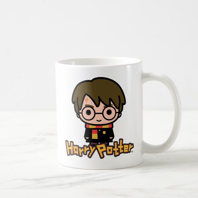 Harry Potter Cartoon Art Kaffeetasse (Rechts)