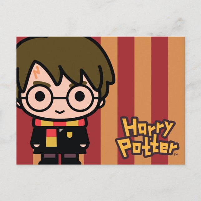 Harry Potter Cartoon Art Postkarte (Vorderseite)