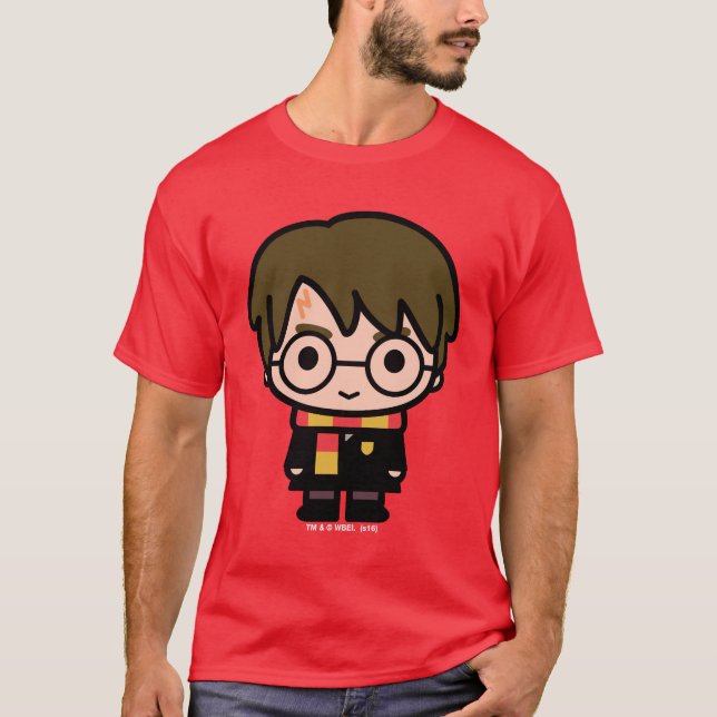Harry Potter Cartoon-Charakter-Kunst T-Shirt (Vorderseite)